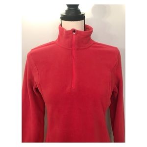 Eddie Bauer Pink Fleece 1/4-zip